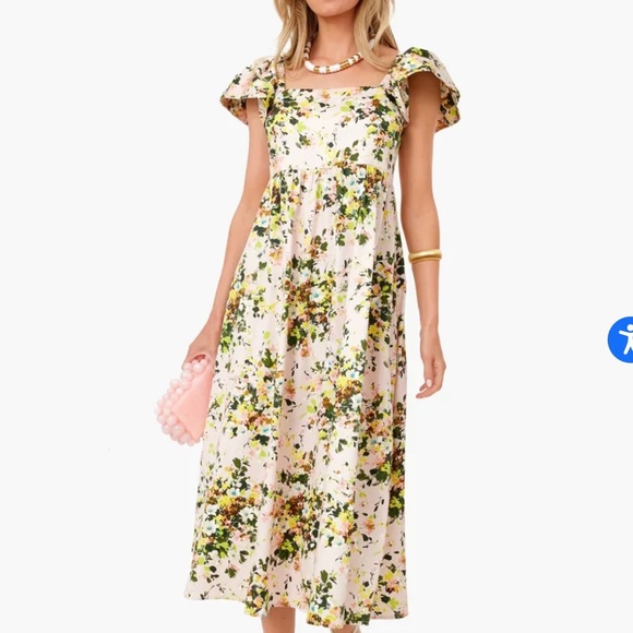 Tuckernuck Dresses & Skirts - Tuckernuck Cecily Dress in Blush Meadow floral midi dress NWT